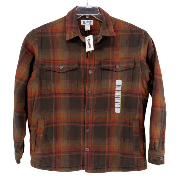 Duluth Trading Co Other - NWT Duluth Trading Mens L Flapjack Fleece Lined Relaxed Fit Shirt Jacket Shacket